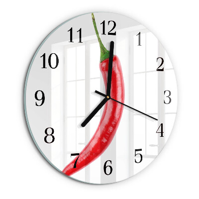 Kerek üvegóra Chili paprika
