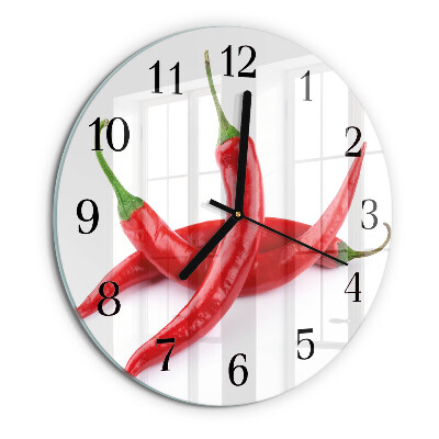 Kerek üvegóra Chili paprika