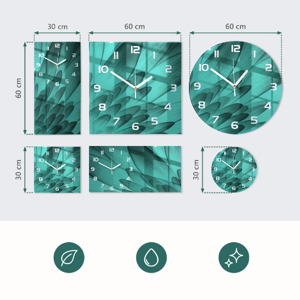 Téglalap alakú üvegóra Absztrakció