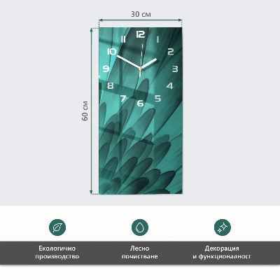Téglalap alakú üvegóra Gyümölcs