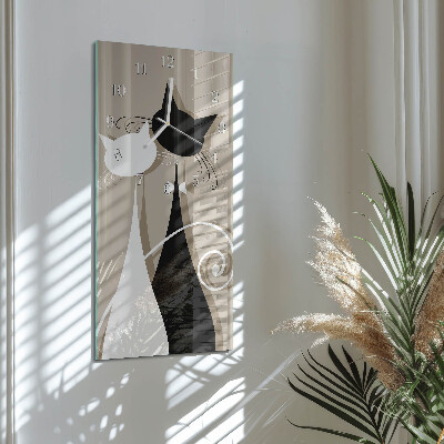 Téglalap alakú üvegóra Macskák