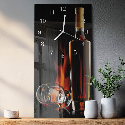 Téglalap alakú üvegóra Alkohol
