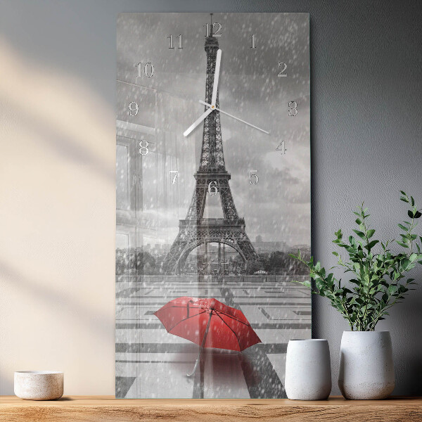 Téglalap alakú üvegóra Eiffel-torony
