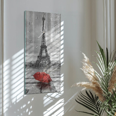 Téglalap alakú üvegóra Eiffel-torony