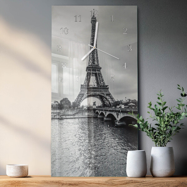 Téglalap alakú üvegóra Kilátás az Eiffel-toronyra