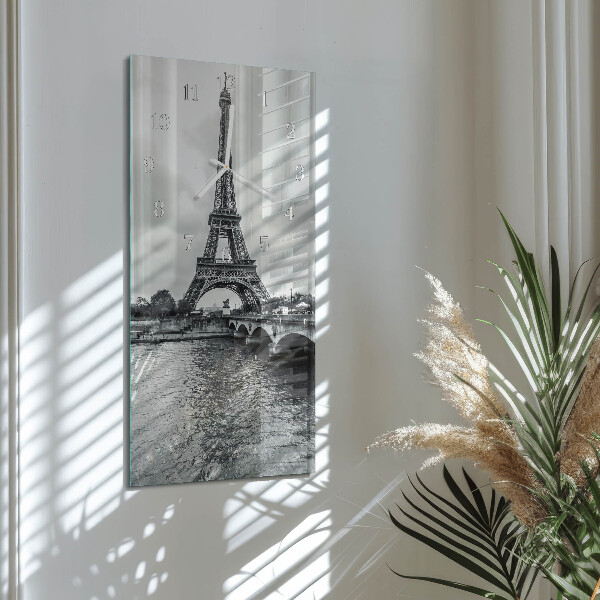 Téglalap alakú üvegóra Kilátás az Eiffel-toronyra