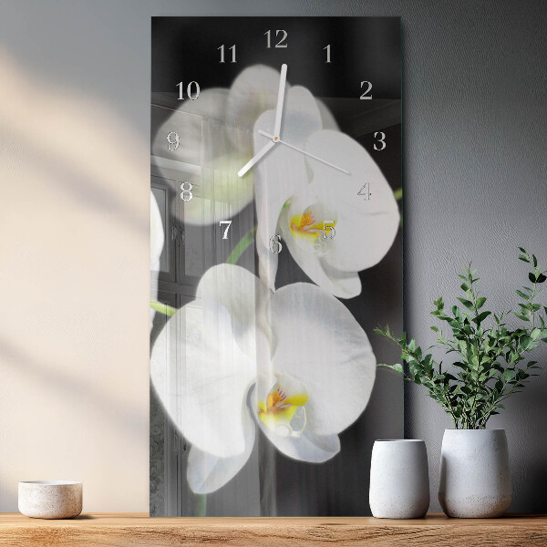Téglalap alakú üvegóra Orchidea
