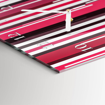 Téglalap alakú üvegóra Csíkok