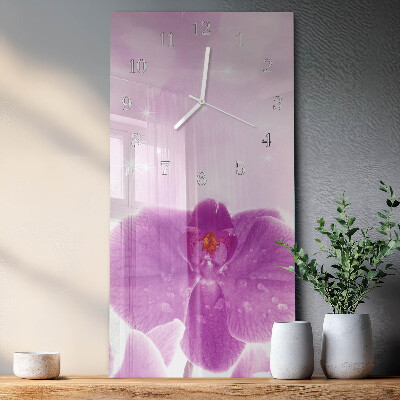 Téglalap alakú üvegóra Orchidea