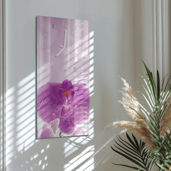 Téglalap alakú üvegóra Orchidea