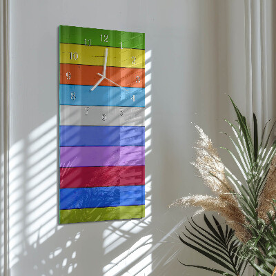 Téglalap alakú üvegóra Csíkok