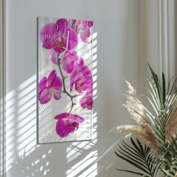 Téglalap alakú üvegóra Orchideák