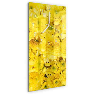 Téglalap alakú üvegóra Virágok