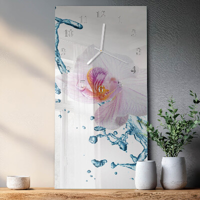 Téglalap alakú üvegóra Orchidea