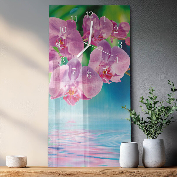 Téglalap alakú üvegóra Orchideák