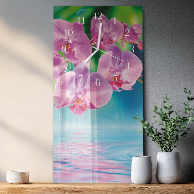 Téglalap alakú üvegóra Orchideák