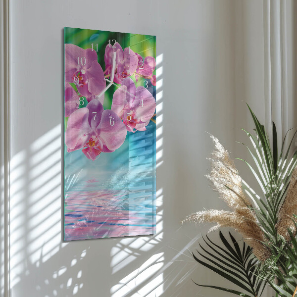 Téglalap alakú üvegóra Orchideák