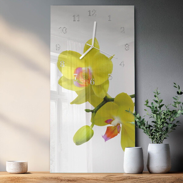 Téglalap alakú üvegóra Orchidea