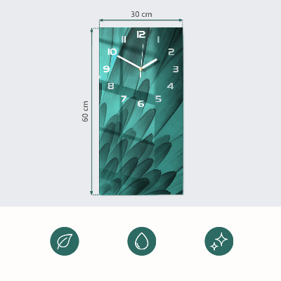 Téglalap alakú üvegóra Örvény