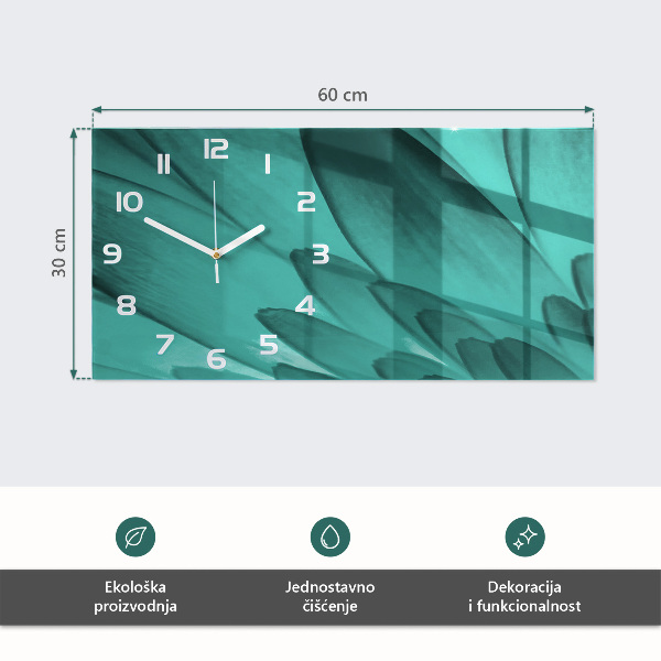 Vízszintes üvegóra Kávé