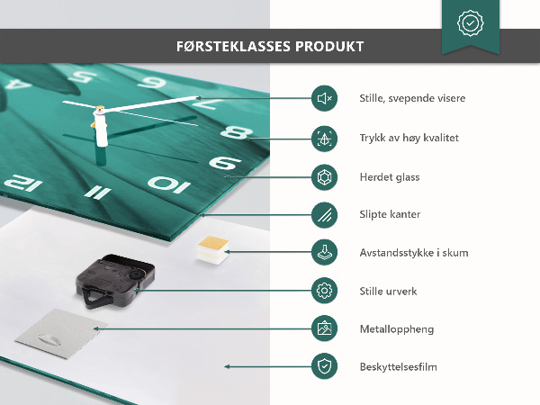 Vízszintes üvegóra Gyümölcskeverék