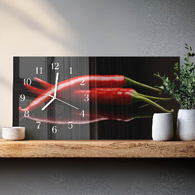 Vízszintes üvegóra Chili paprika