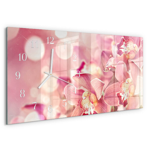 Vízszintes üvegóra Orchideák