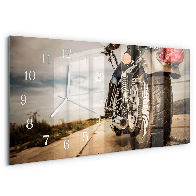 Vízszintes üvegóra Motorkerékpár