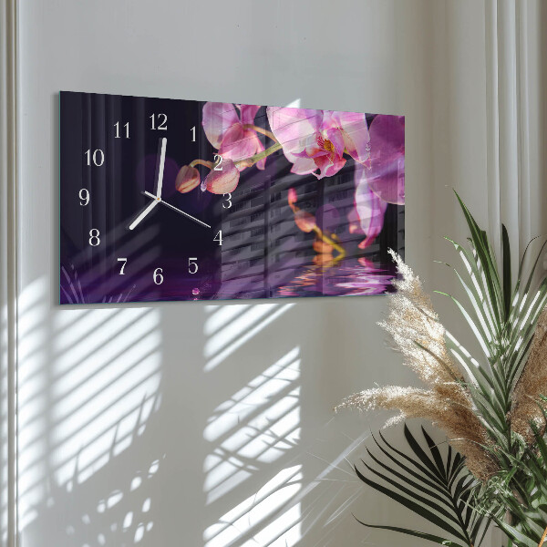 Vízszintes üvegóra Orchidea