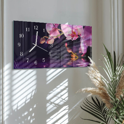 Vízszintes üvegóra Orchidea