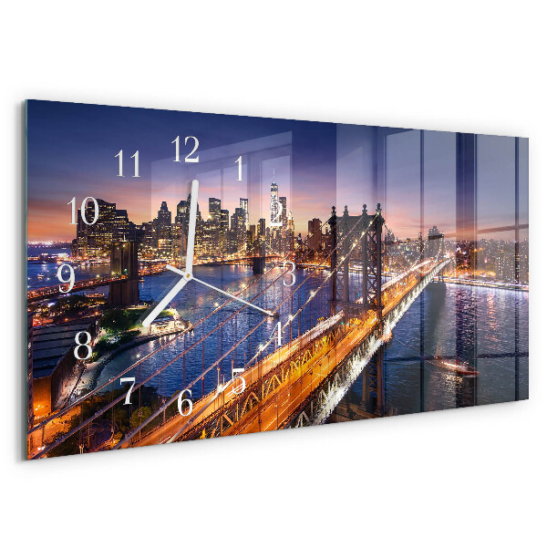 Vízszintes üvegóra New York