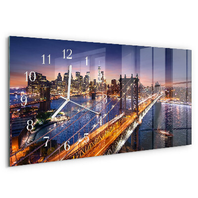 Vízszintes üvegóra New York