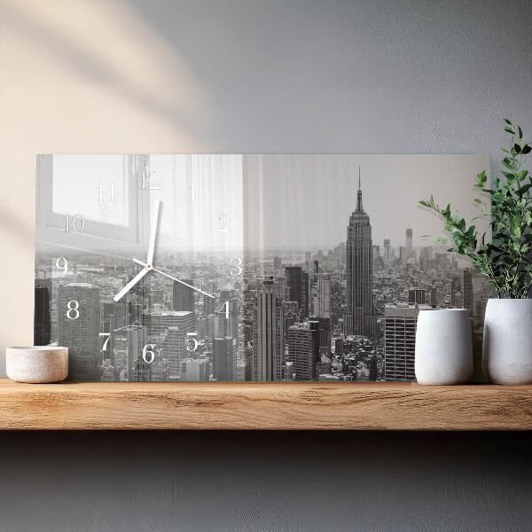 Vízszintes üvegóra New York