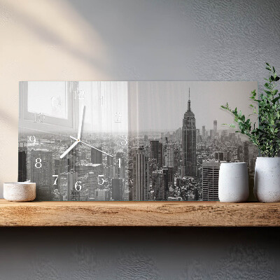 Vízszintes üvegóra New York
