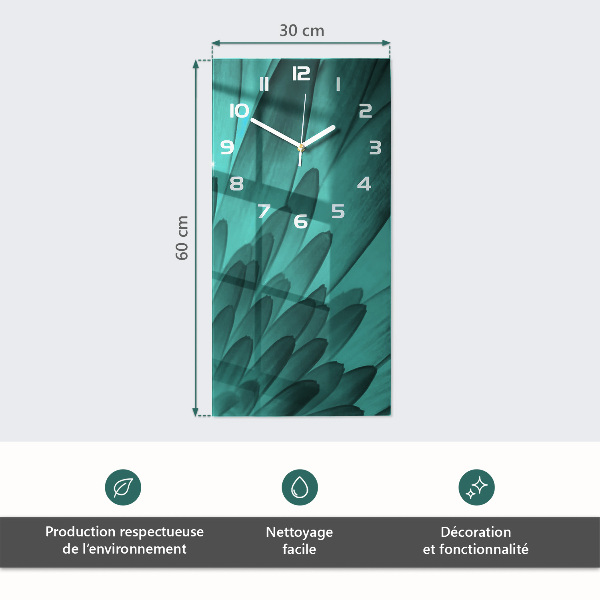 Négyszögletes üvegóra Absztrakció