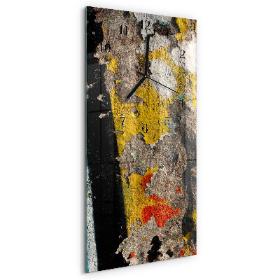 Négyszögletes üvegóra Repedésfelület