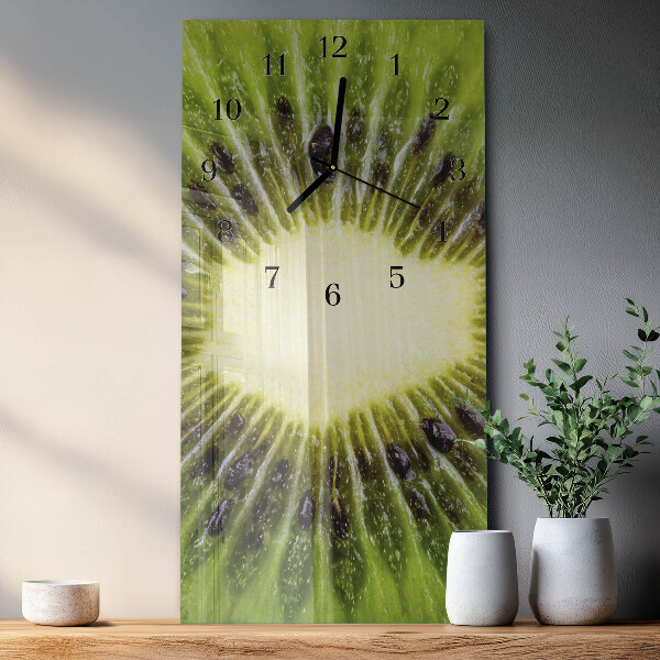 Négyszögletes üvegóra Kiwi