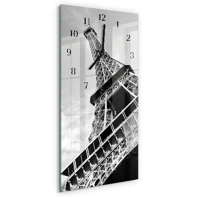 Négyszögletes üvegóra Eiffel-torony