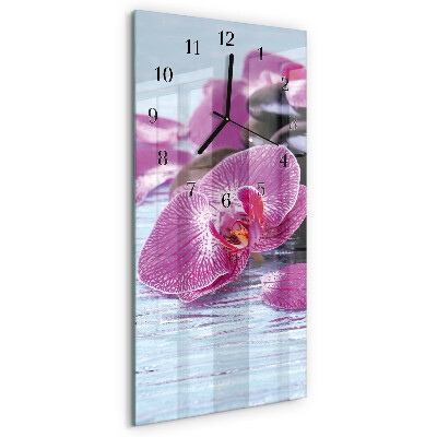 Négyszögletes üvegóra Ötlet orchideáknak