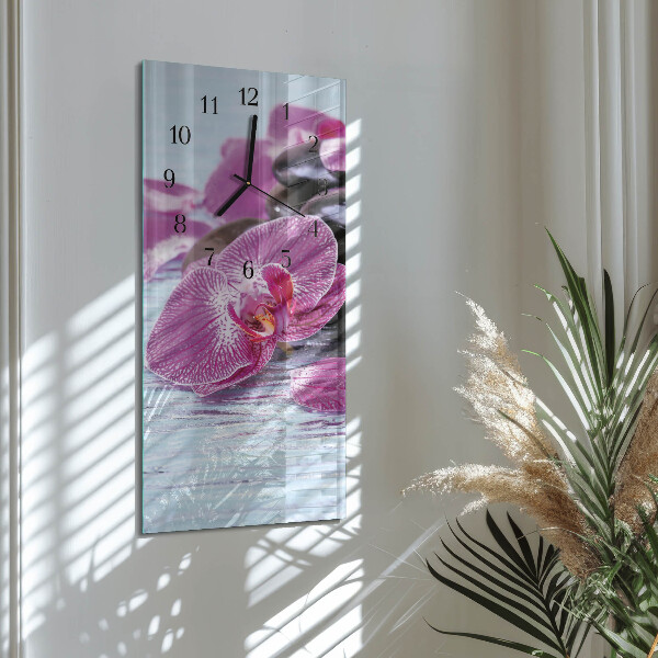 Négyszögletes üvegóra Ötlet orchideáknak