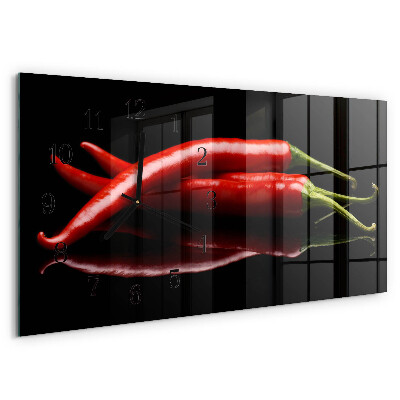Üvegóra vízszintesen Chili paprika