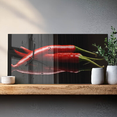 Üvegóra vízszintesen Chili paprika