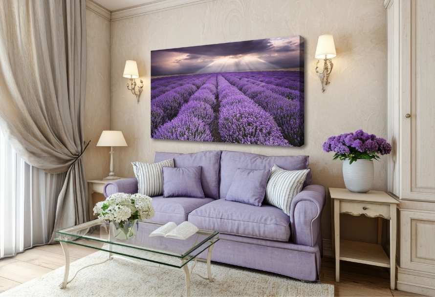 Provence-i stílusú nappali - hogyan díszítsünk egy hangulatos belső teret egy kis déli bájjal?